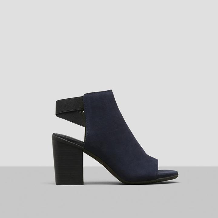 Reaction Kenneth Cole Fridah Fly Open Toe Heels - Navy