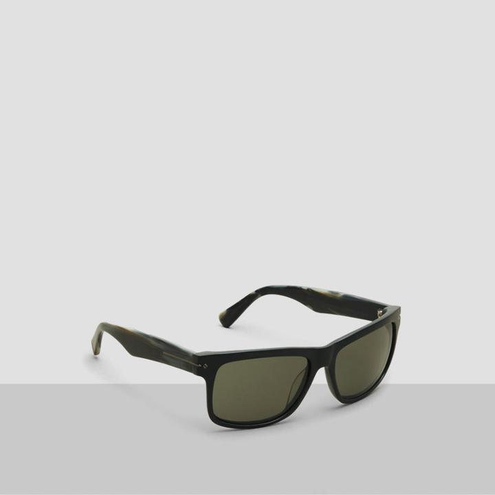 Kenneth Cole New York Matte Black Sunglasses - Mblack/grn