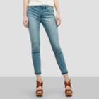 Kenneth Cole New York Frayed Hem Skinny Jean - Ltblu/i