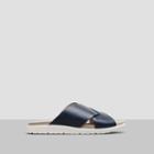 Kenneth Cole New York Maxwell Leather Slide - Navy