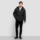 Reaction Kenneth Cole Down Parka Hooded Coat - Black