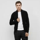 Reaction Kenneth Cole Chunky Knit Full Zip Sweater - Indigo