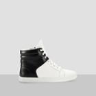 Kenneth Cole New York Double Play Leather Sneaker - White/black