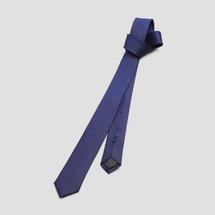 Kenneth Cole New York Silk Birdseye Tie - Navy