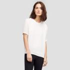 Kenneth Cole Black Label Silk Crewneck Blouse - Indigo Ink