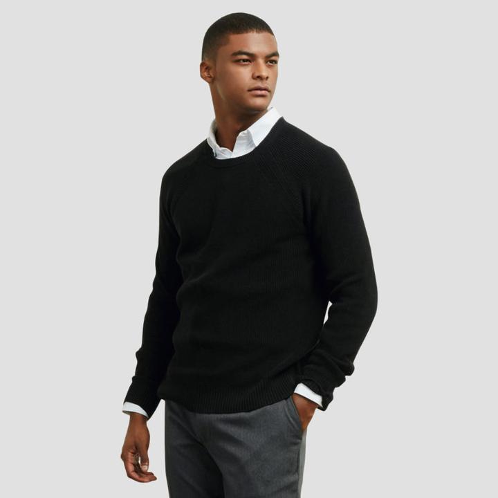 Reaction Kenneth Cole Chunky Crewneck Sweater - White