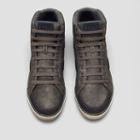Reaction Kenneth Cole Per-fected Suede High-top Sneaker - Grey