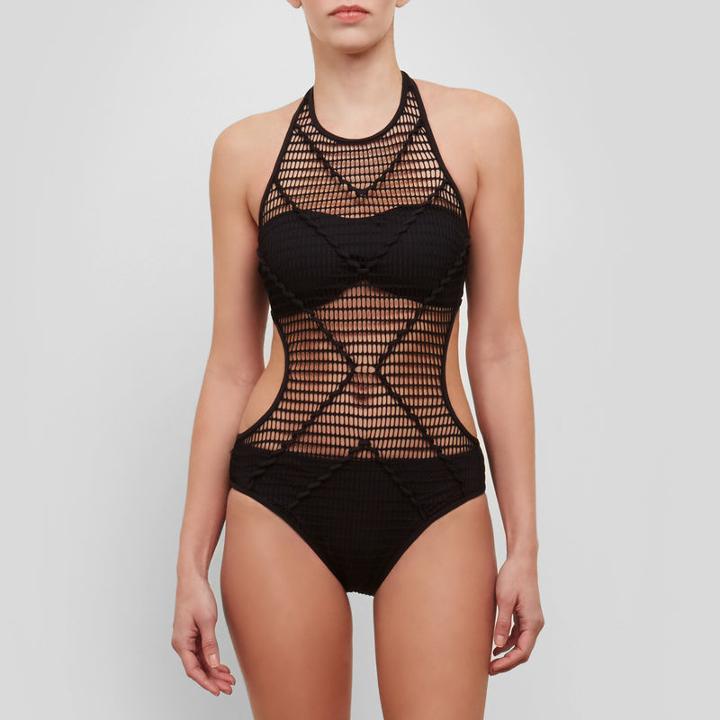 Kenneth Cole New York Wrapped In Love Monokini - Black