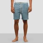 Kenneth Cole New York Draw String Lounge Shorts - Dark Blue
