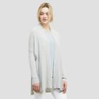 Kenneth Cole New York Lightweight Cardigan With Side Slits - Ltgreymlnge