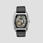 Kenneth Cole New York Silver-tone Skeleton Dial Barrel Watch - Neutral