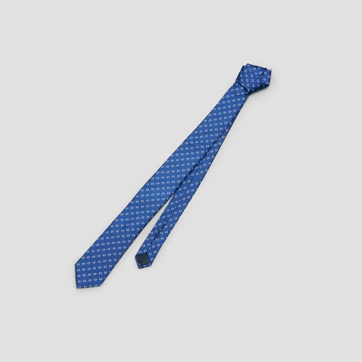Reaction Kenneth Cole Slim Geo-print Tie - Navy