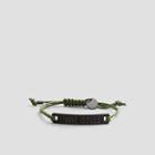 Kenneth Cole New York 'i Have Issues' Plated Bracelet With Matte Black Plate - Military Gre