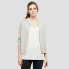 Kenneth Cole New York Perforated Cotton Baseball Jacket - Heather Grey