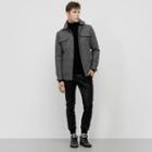 Kenneth Cole Black Label Wool-blend Shirt Jacket - Black