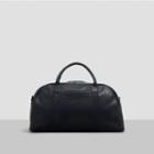 Kenneth Cole New York Colombian Leather Single Gusset Duffle - Black