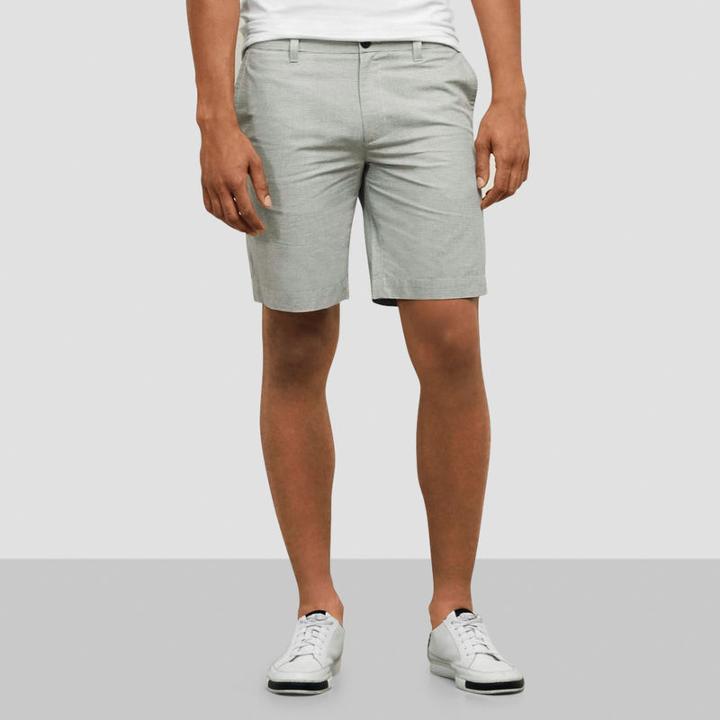 Kenneth Cole New York Slim Fit Striped Short - Dim Grey Cb