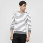 Reaction Kenneth Cole Marled Crewneck Sweater - Dusty White