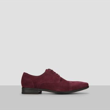 Reaction Kenneth Cole Deter-min-ed Suede Shoe - Burgundy