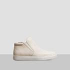 Kenneth Cole New York Kalvin Leather Slip-on Sneaker - White