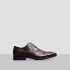 Reaction Kenneth Cole Deter-min-ed Leather Cap-toe Shoe - Brown