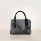 Kenneth Cole New York Houston Leather Crossbody - Cool Grey/bl