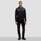 Kenneth Cole Black Label Nylon Bomber Jacket - Black