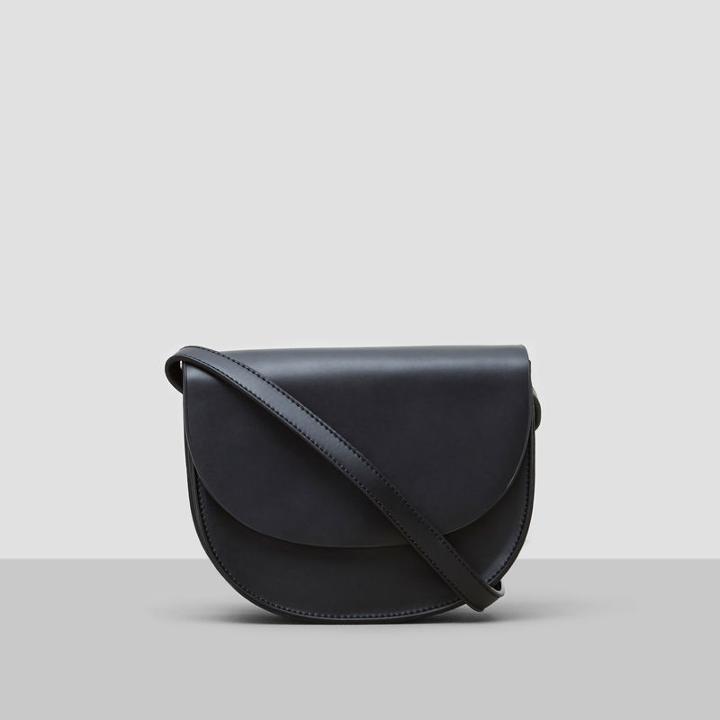Reaction Kenneth Cole Crossbody Saddlebag - Black