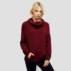Kenneth Cole New York Cowlneck Sweater - Deep Berry