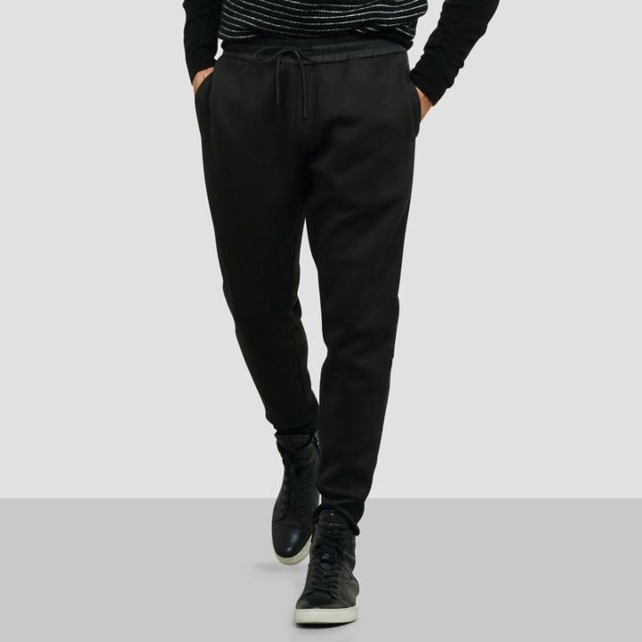 Kenneth Cole New York Bonded Tuxedo Pant - Black