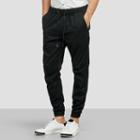 Reaction Kenneth Cole Drawstring Twill Jogger Pant - Black