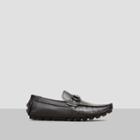 Kenneth Cole New York Happy Hour Leather Driving Loafer - Black