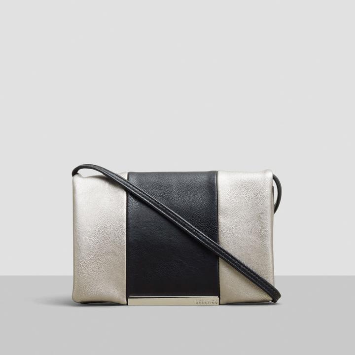Reaction Kenneth Cole Colorblock Mini Crossbody - B42-silver