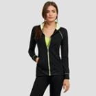 Reaction Kenneth Cole Mock Neck Jacket - Black/sprk