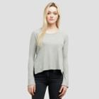 Kenneth Cole New York Ribbed Knit Raglan Shirt - Lt Grey Mela
