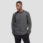 Reaction Kenneth Cole Marled Pullover With Faux-leather Trim - Black
