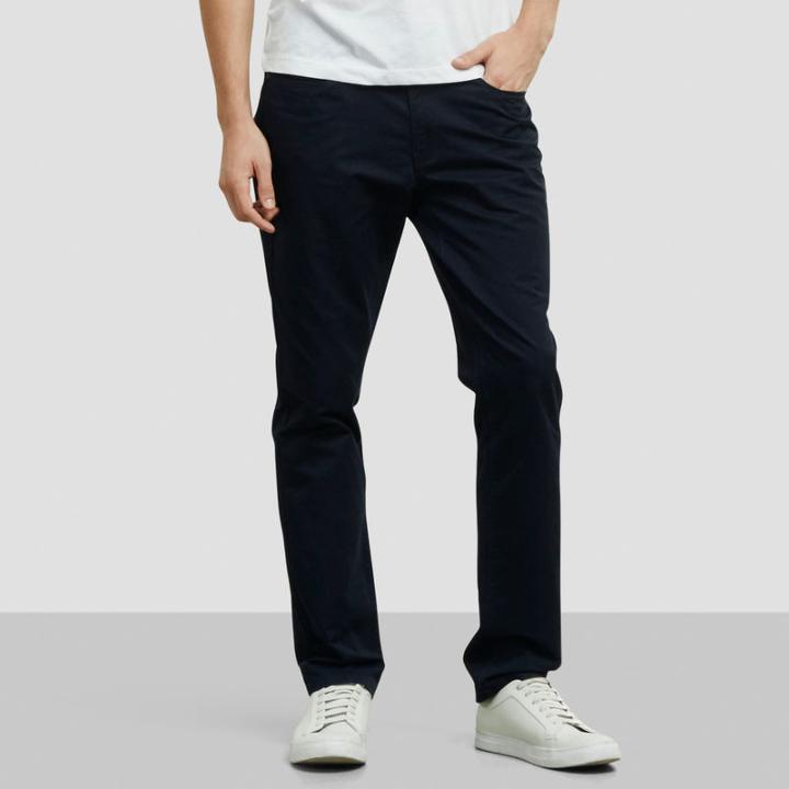 Reaction Kenneth Cole Slim-fit Washed Sateen Pant - Indigo