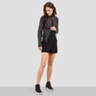 Kenneth Cole New York Solid Moto Jacket - Black