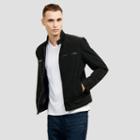 Reaction Kenneth Cole Nylon And Faux-leather Jacket - Black