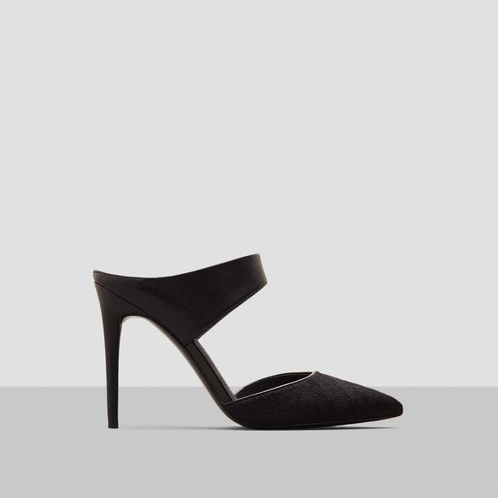 Kenneth Cole New York Wendy Calf-hair Pointy-toe Heel - Brick
