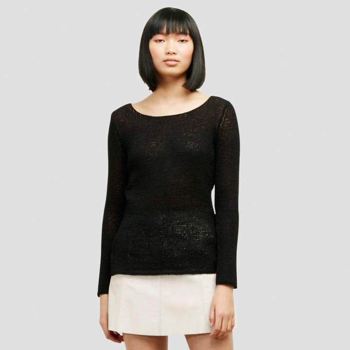 Kenneth Cole New York Cotton-blend Sweater - Black
