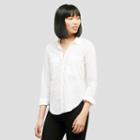 Kenneth Cole New York White Button-front Shirt - Ios