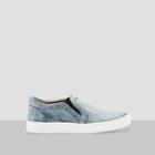 Kenneth Cole New York Conund-rum Crackled Leather Sneaker - White/black