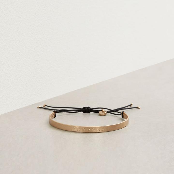 Kenneth Cole New York Gold 'provoke' Drawcord Bracelet - Gold