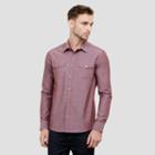 Reaction Kenneth Cole Long-sleeve Military Chambray Shirt - Patriotblcmb