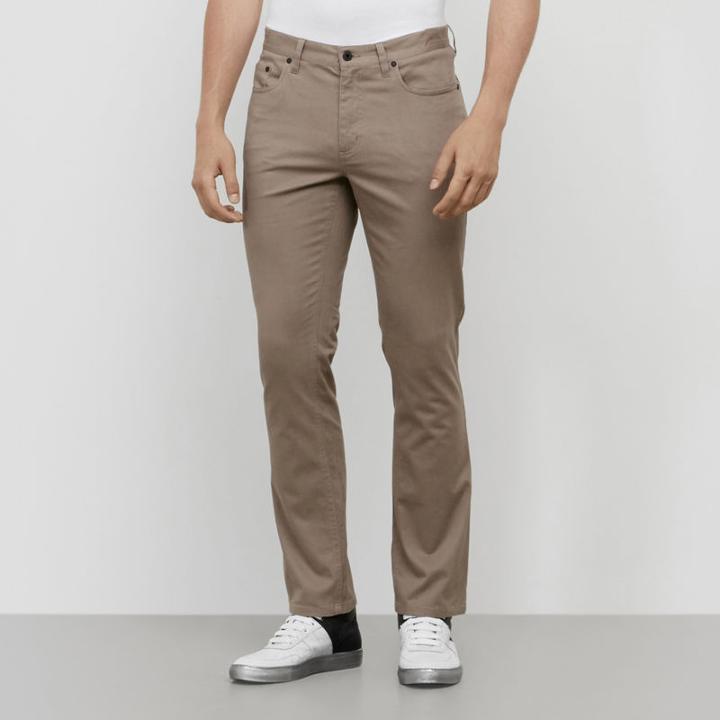 Reaction Kenneth Cole Slim-fit 5 Pocket Pant - Birchwood