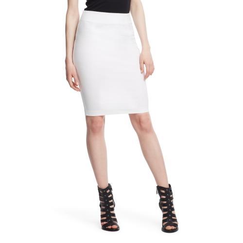 Kenneth Cole New York Mia Tech-fabric Pencil Skirt - White