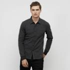 Reaction Kenneth Cole Two Pocket Shirt Jacket - Charcol Hthr