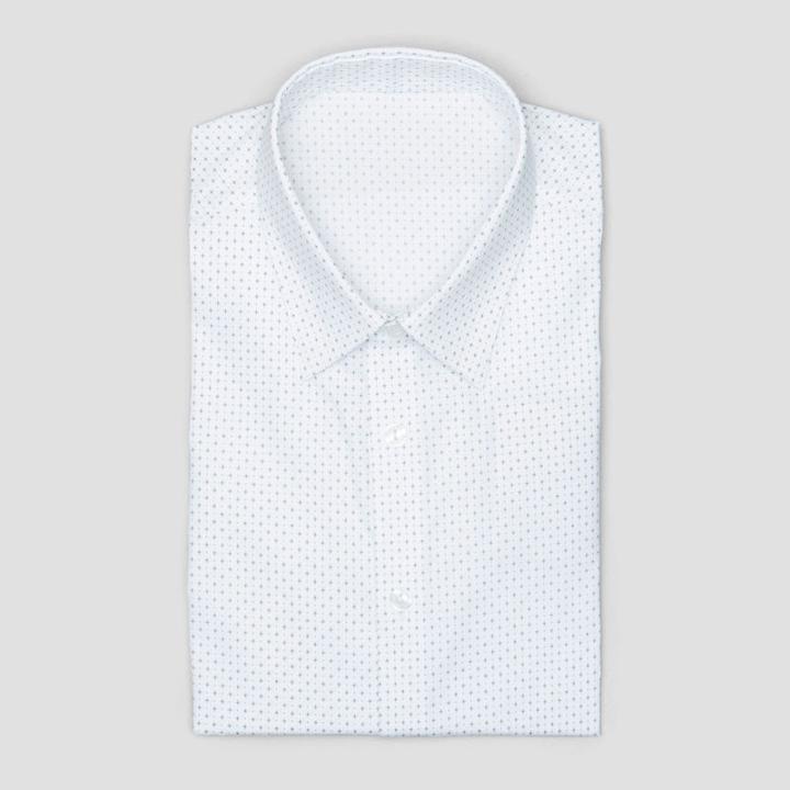 Reaction Kenneth Cole Techni-cole Slim Fit Printed Dress Shirt - Cloud