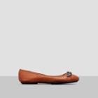 Kenneth Cole New York Tavin Leather Flat - Shoe - Brown